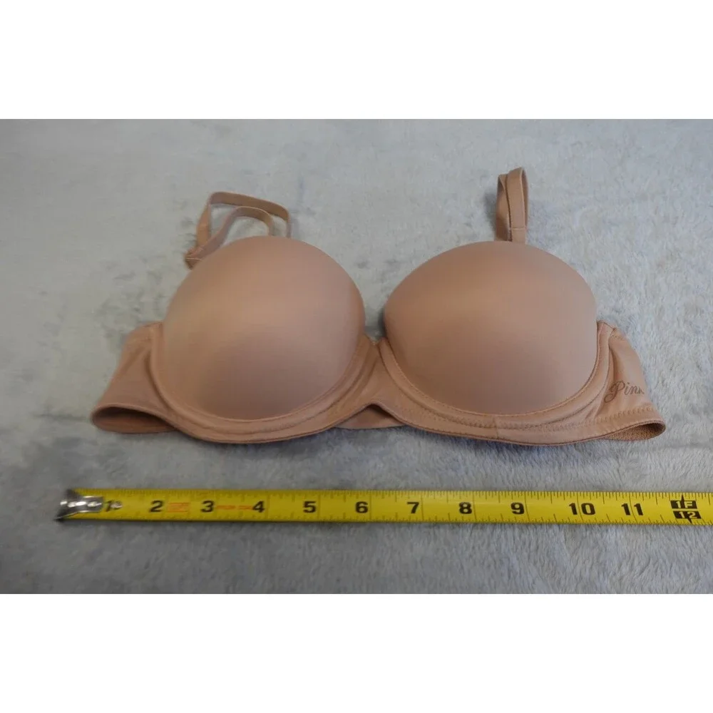 Victoria's Secret Macaron Beige 32B Body By Victoria Lightly Lined Demi Bra‎